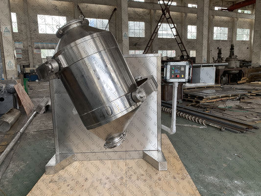 смеситель 400L 4KW трехмерный для травяного порошка
