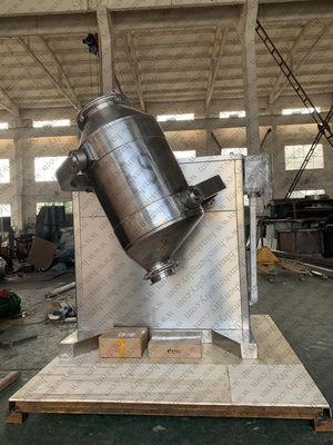 смеситель 400L 4KW трехмерный для травяного порошка